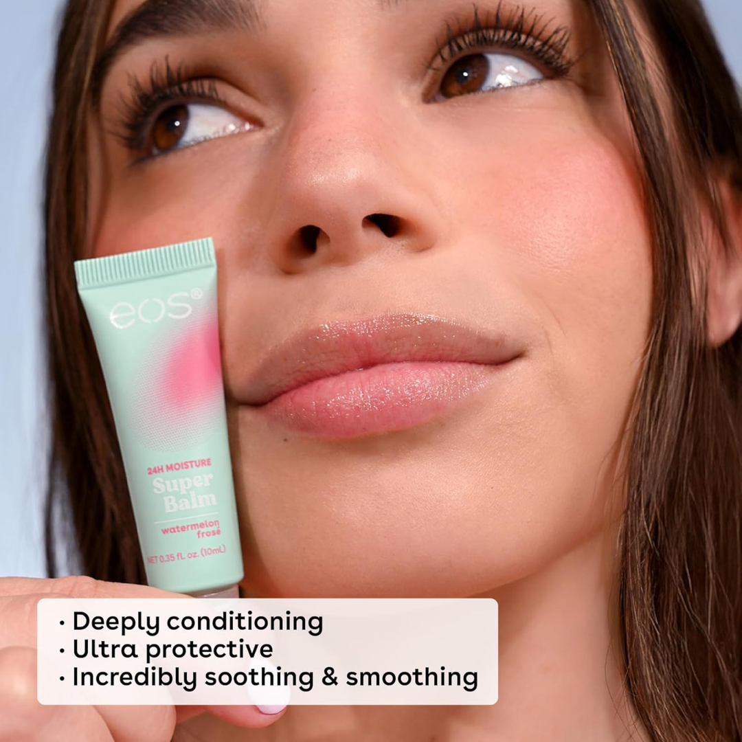 EOS 24H Moisture Super Balm 2 Lip Tube, 0.35 oz / 10 ml each