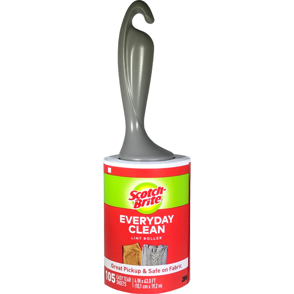 Scotch-Brite Lint Roller Club Pack, 105 Sheets/Roller