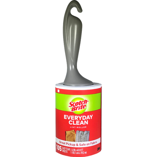 Scotch-Brite Lint Roller Club Pack, 105 Sheets/Roller