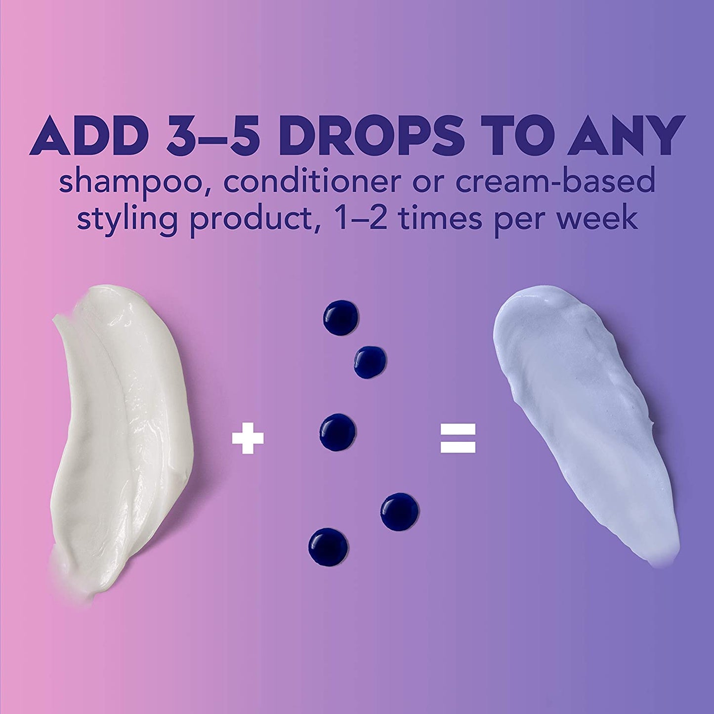 OGX Blonde Enhance + Purple Toning Drops, 4 fl.oz / 118ml