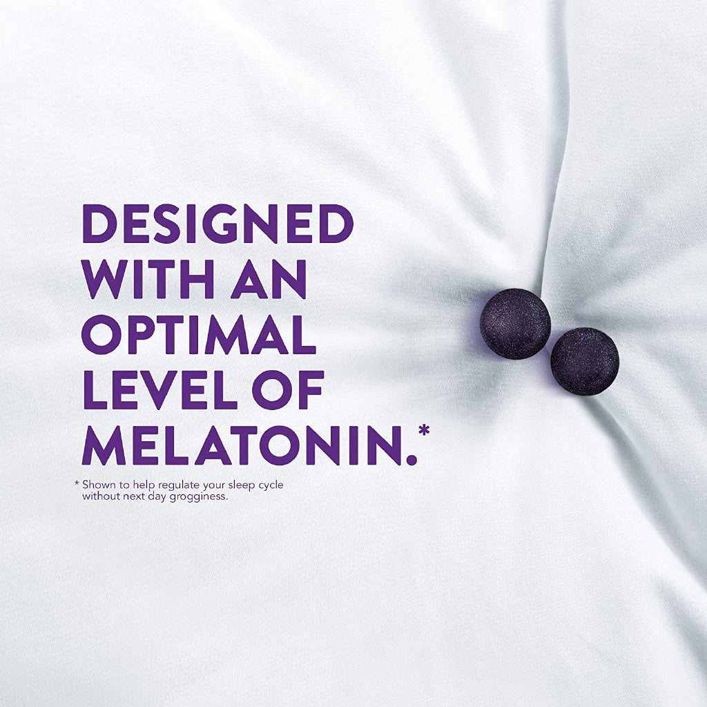 ZzzQuil Pure Zzzs Melatonin Sleep Aid, 72 Gummies with Chamomile, Lavender and Valerian Root