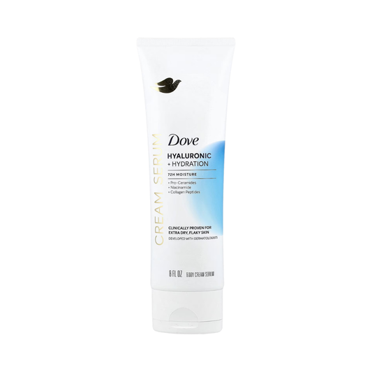 Dove Body Cream Serum Hyaluronic + Hydration, 8 oz