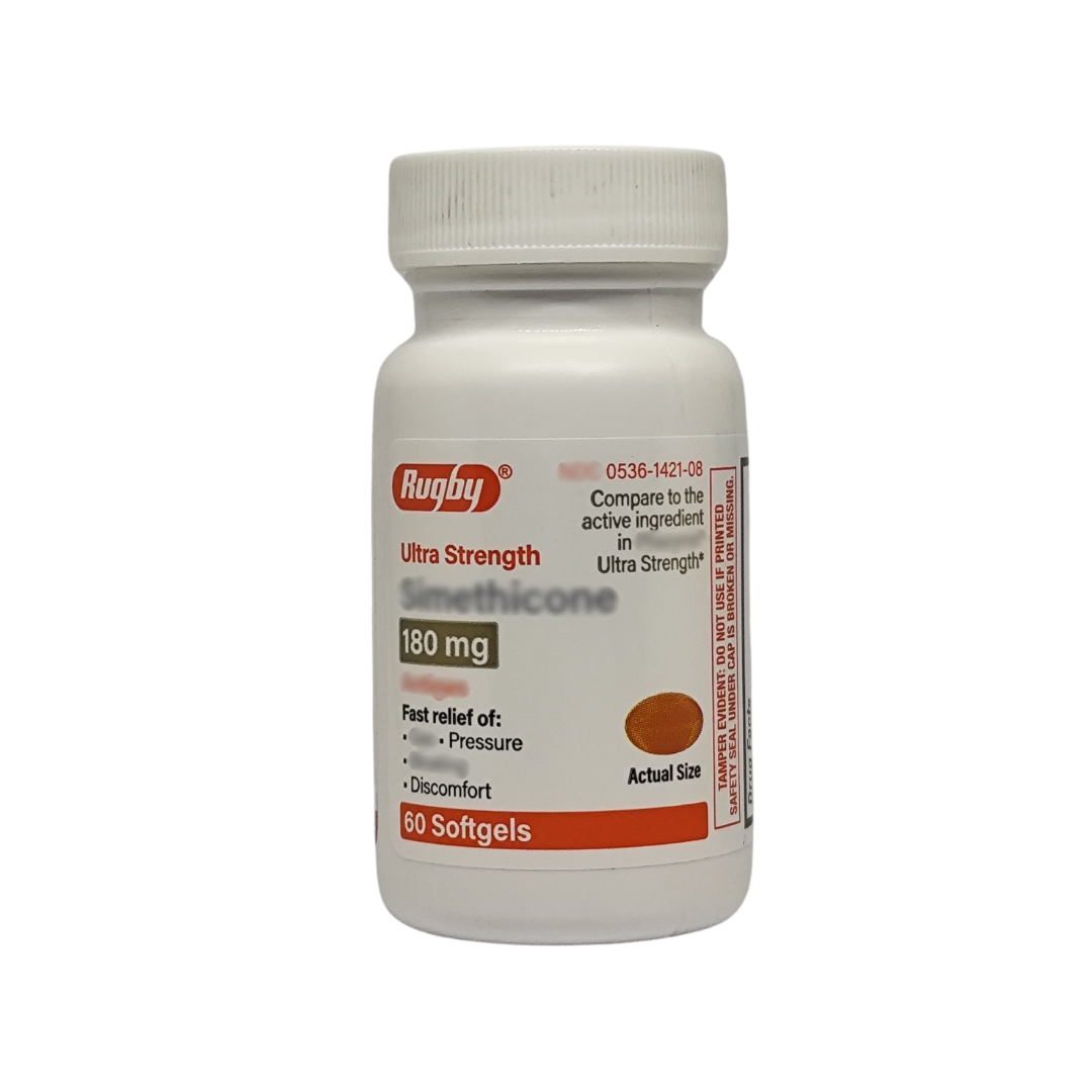 Rugby Ultra Strength 180mg, 60 Softgels