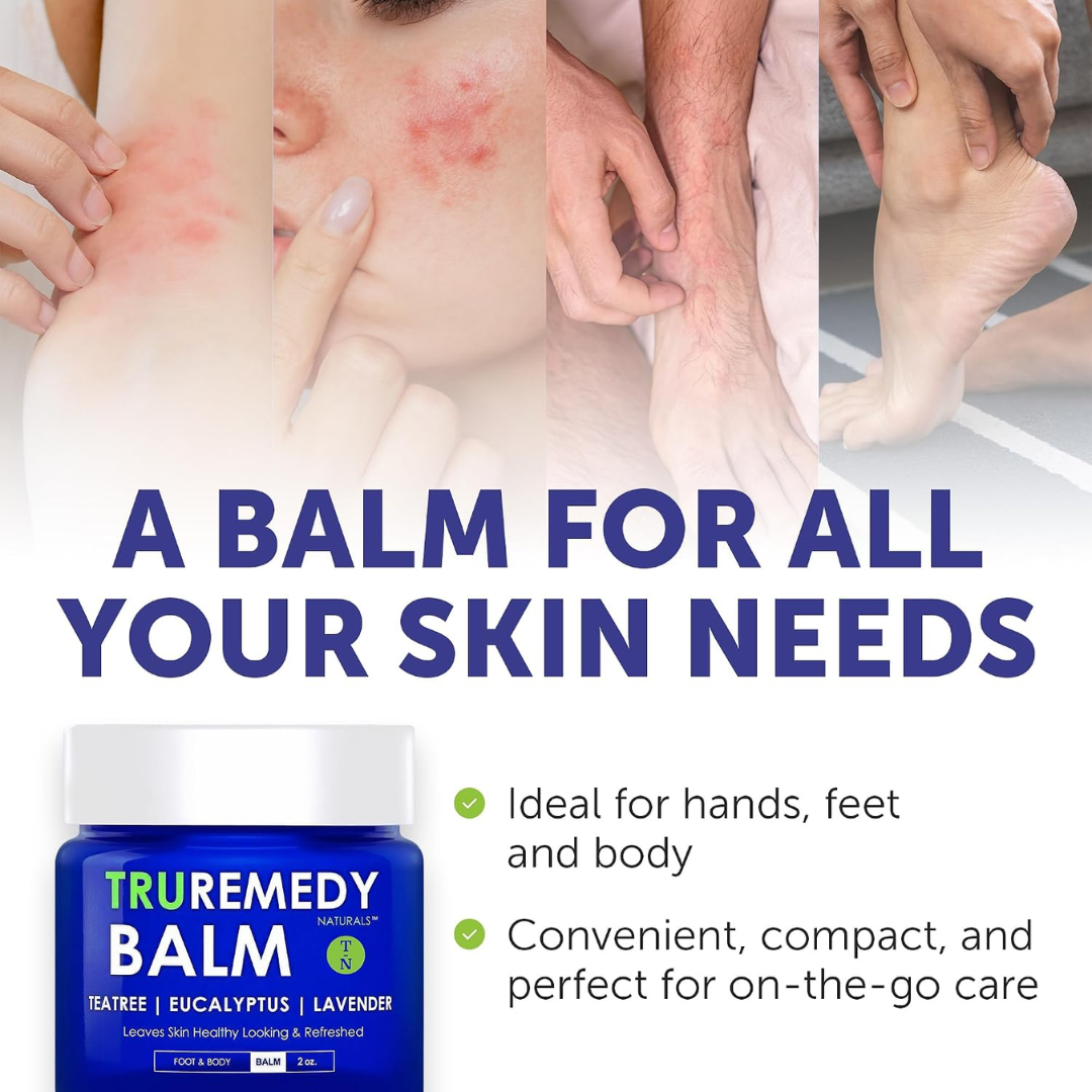 TruRemedy Natural Remedy Balm for Foot & Body, 2 oz