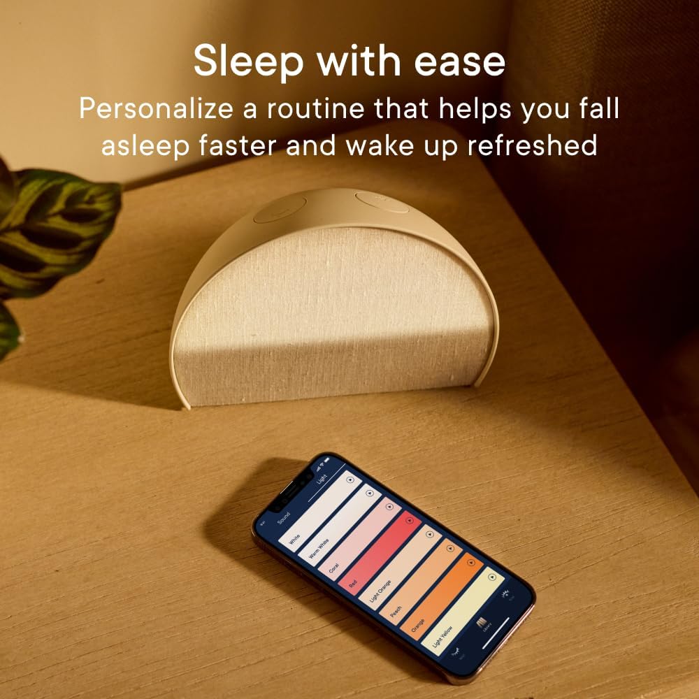 Hatch Restore 2 Sunrise Alarm Clock, Sound Machine, Smart Light (Putty)