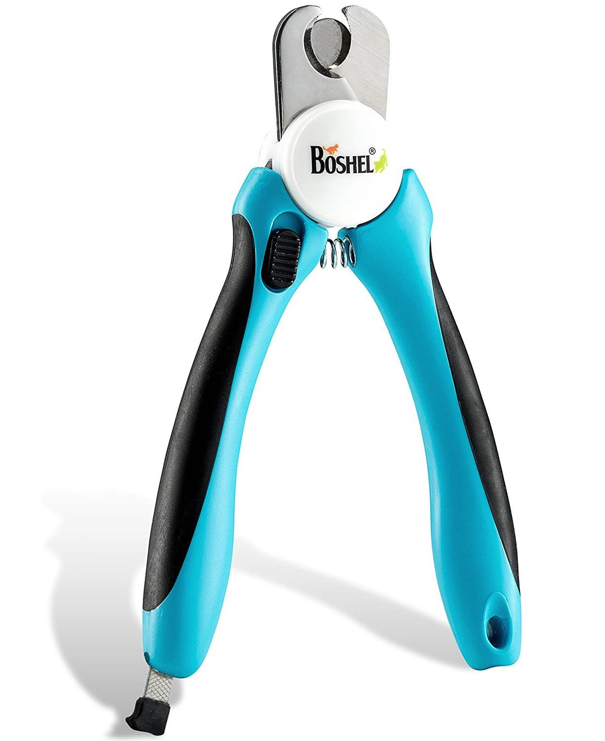BOSHEL Pet Nail Clipper and Trimmer with Safety Guard and Free Nail File