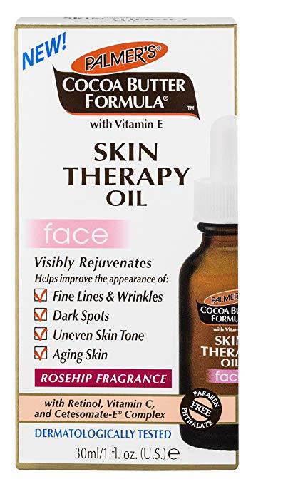 Palmers Cocoa Butter Formula with Vitamin E, Skin Therapy Oil for Face 30ml / 1 fl.oz