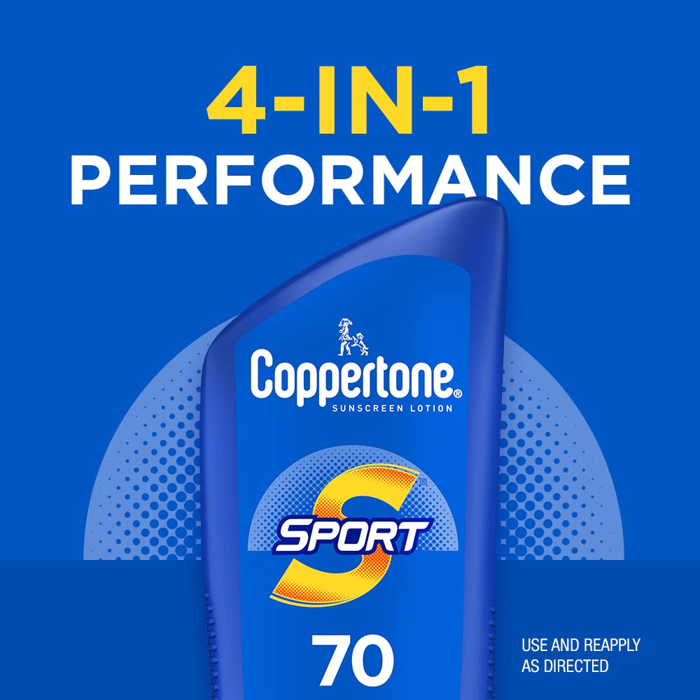 Coppertone Sunscreen Lotion Sport 4-IN-1 SPF 70 (207ml)