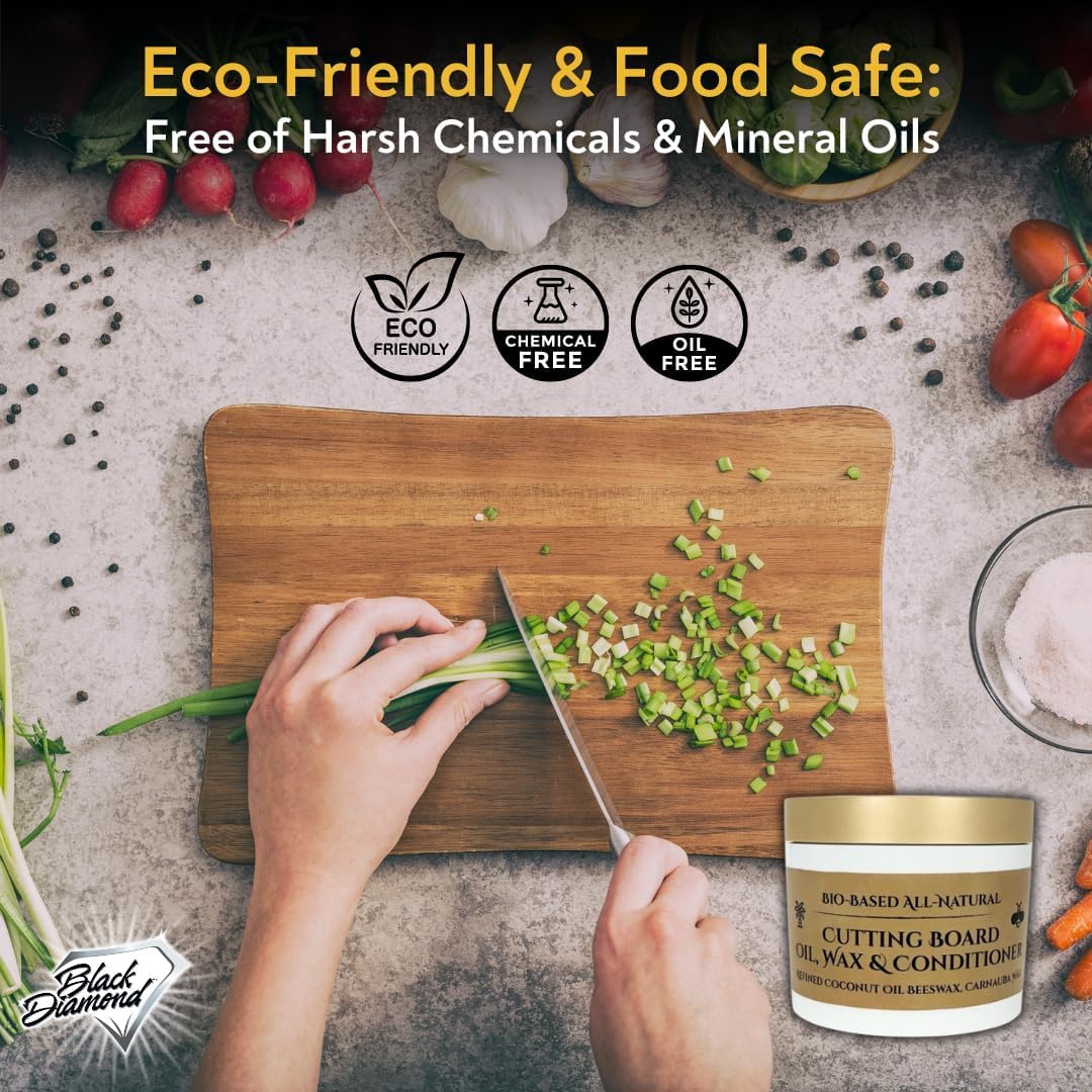 Black Diamond Stoneworks Cutting Board Oil, Wax & Conditioner, 5 oz.