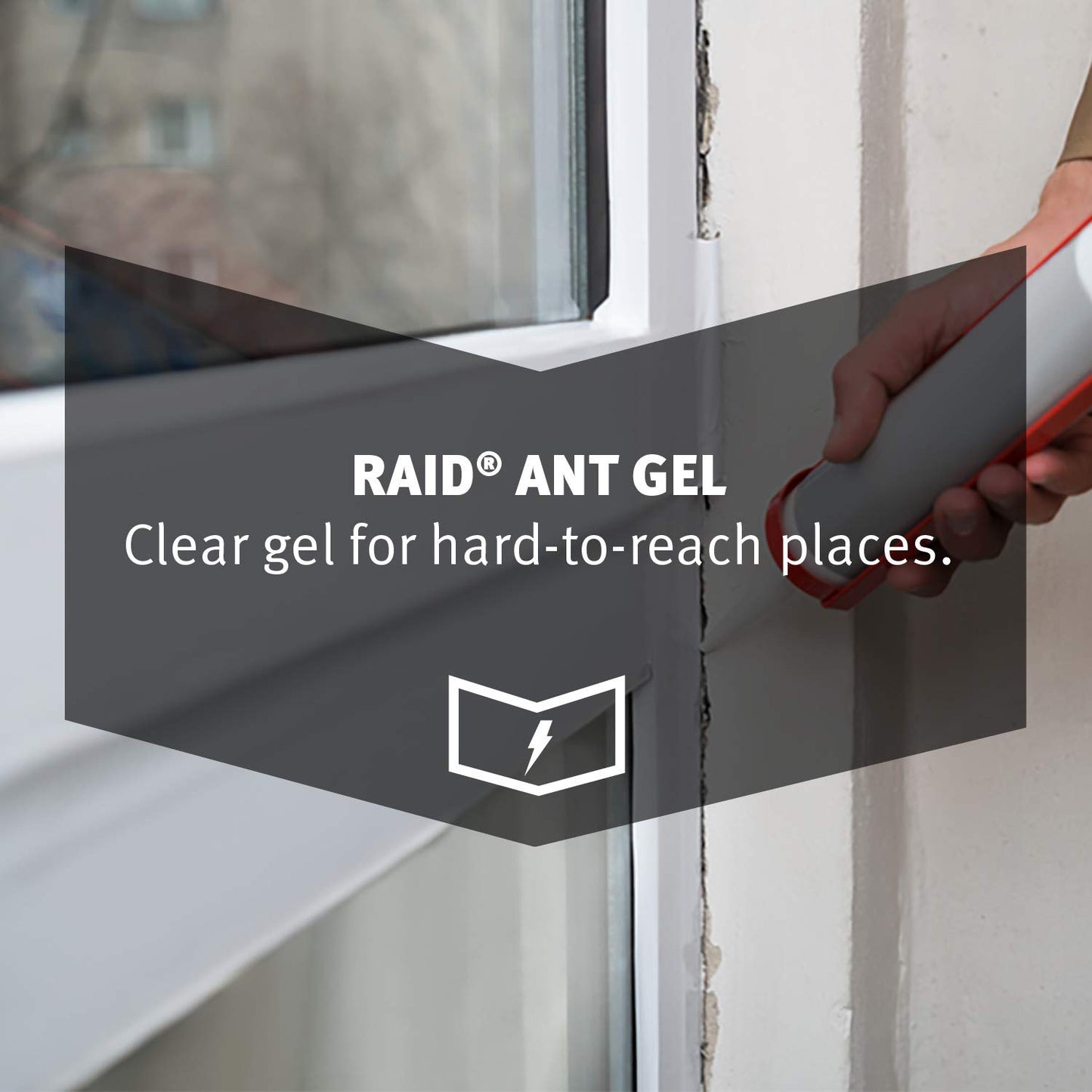 Johnson Raid Ant Gel Removes Ants You Don't See Defense System Odorless - 1.06 oz