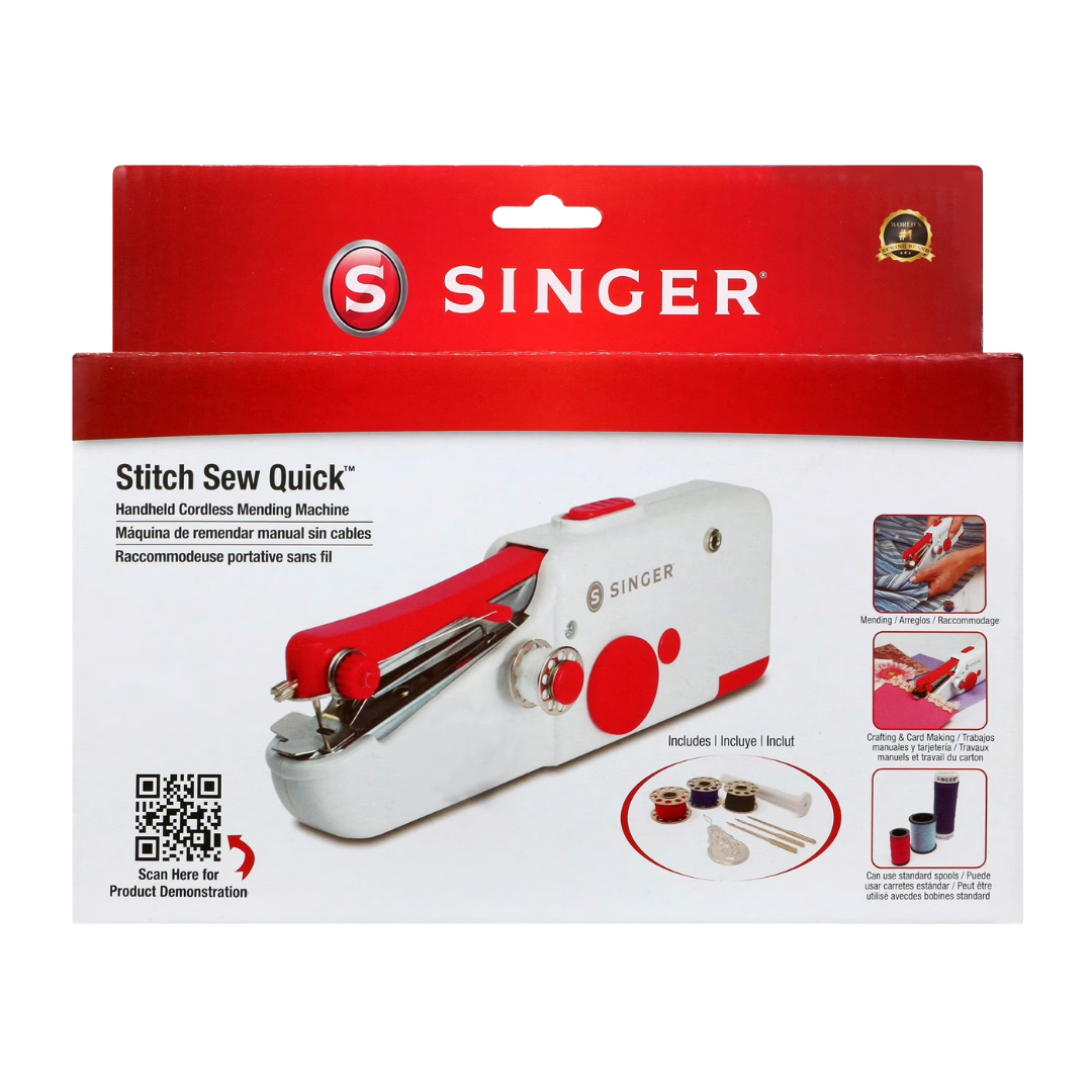 Singer Stitch Sew Quick Handheld Cordless Mending Machine