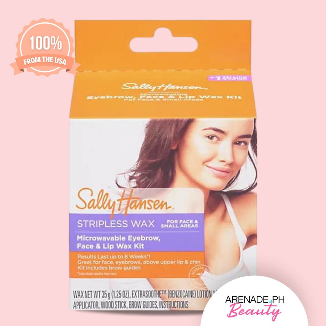 Sally Hansen Extrasoothe Stripless Wax Microwavable Eyebrow, Face & Lip Wax Kit (9754)
