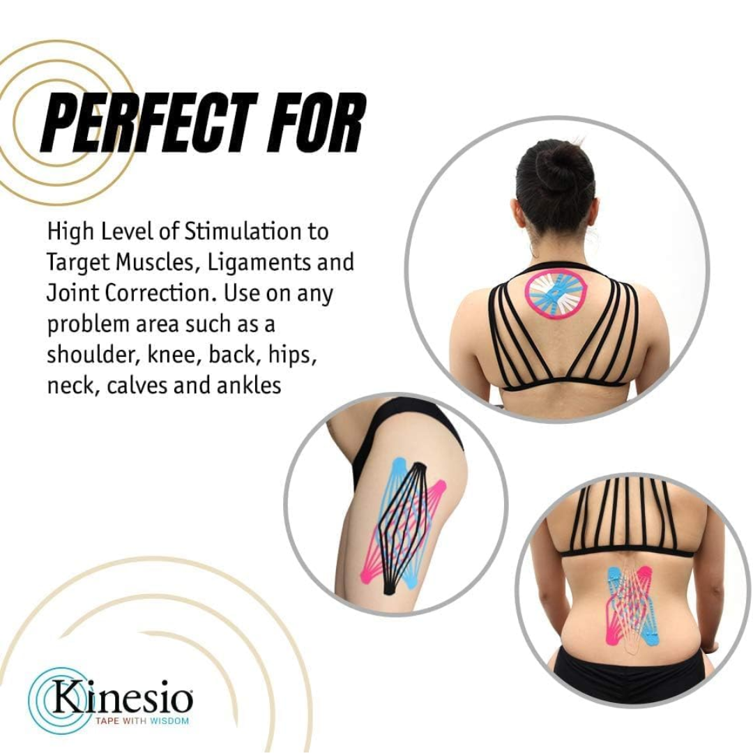 Kinesio Tex Gold Elastic Tape Red, 1 Roll