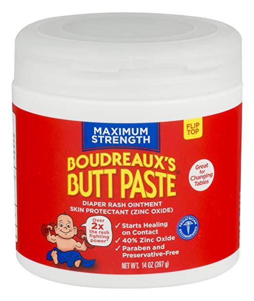 Boudreauxs Butt Paste Diaper Rash Ointment, Maximum Strength 14 oz. Jar