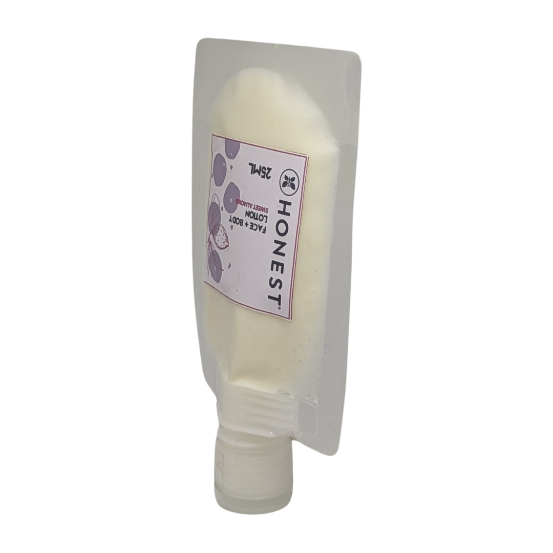 Trial Size The Honest Co. Gently Nourishing Sweet Almond Face + Body Lotion, 25 ml