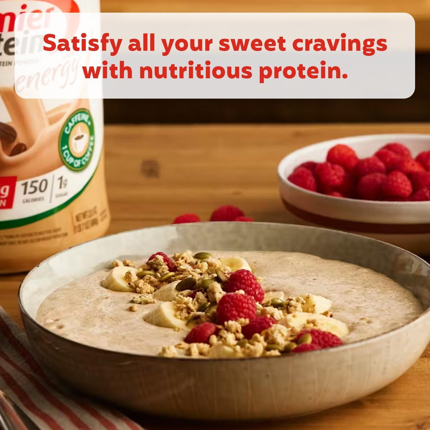 Premier Protein Powder Cafe Latte 100% Whey Protein 17 Servings, 680 g / 23.9 oz