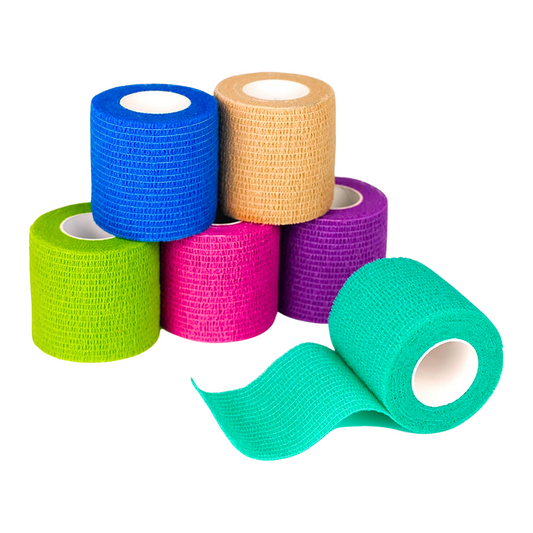 FriCare Self-Adhesive Bandages 6 Rolls (2 inch x 5 yards)