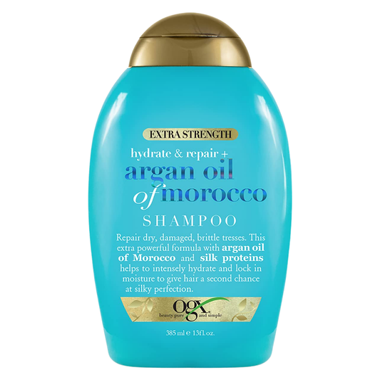 OGX Extra Strength Hydrate & Repair + Argan Oil of Morocco Shampoo, 13 oz / 385 ml