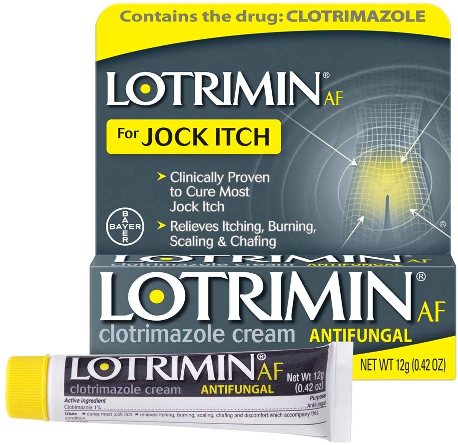 Lotrimin AF Jock Itch Antifungal Cream, 0.42oz. / 12g