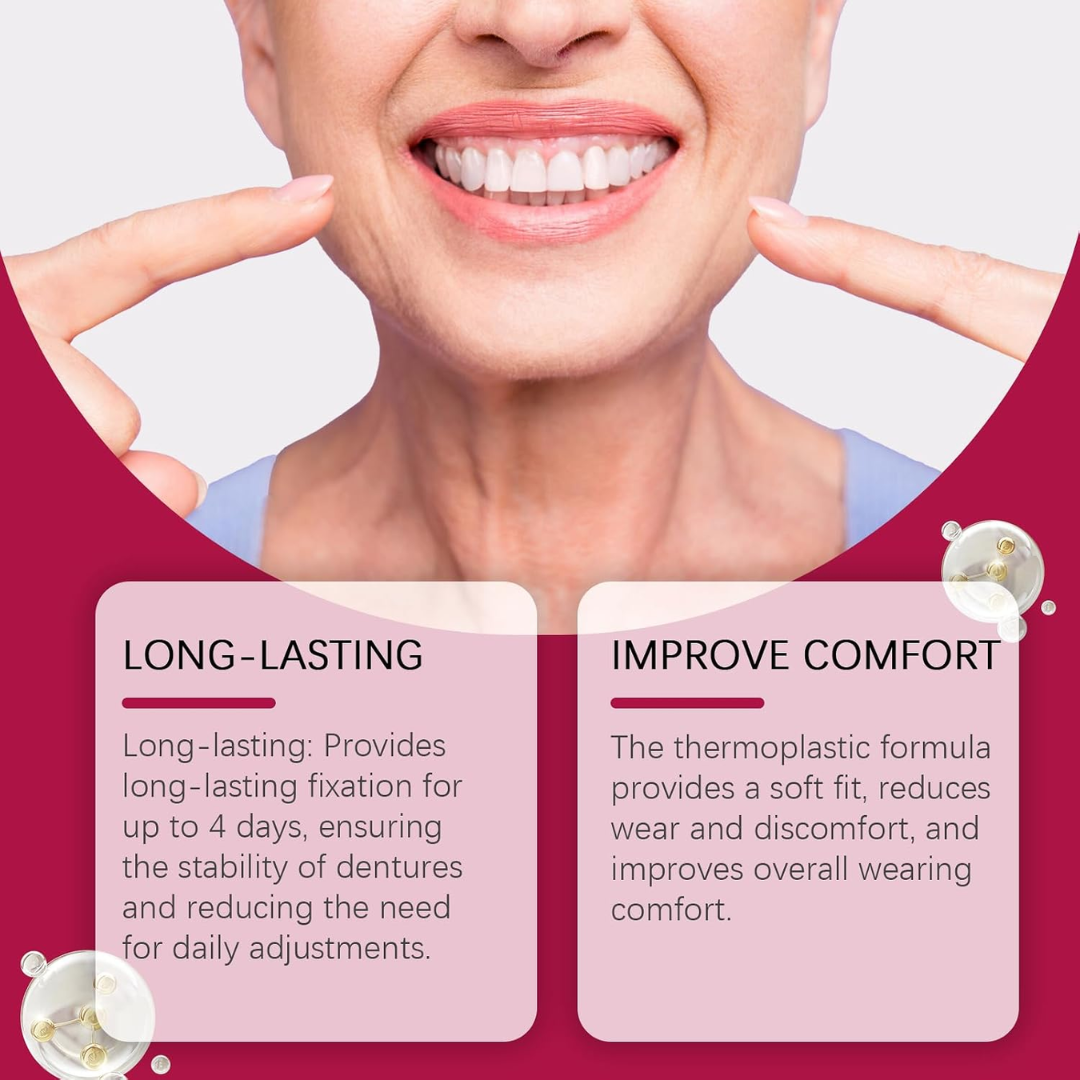 Laniska Smile Grip Thermoplastic Denture Adhesive, 28 g / 0.99 oz