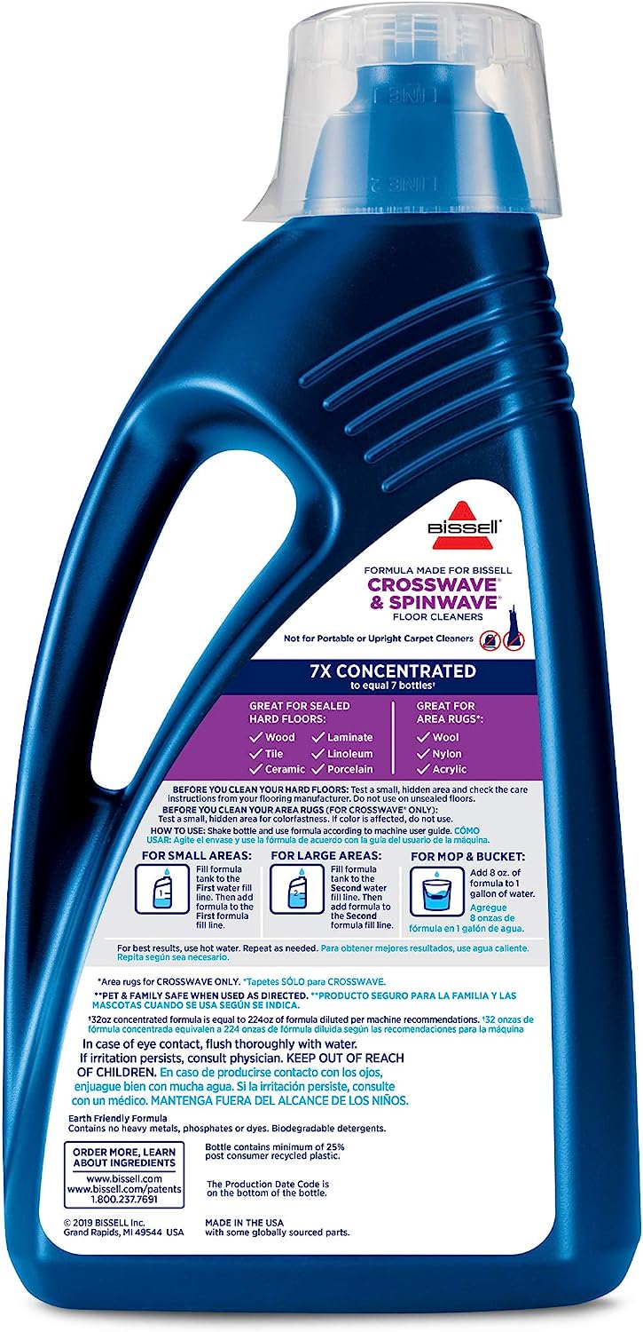 Bissel MultiSurface Floor Cleaning Formula Spring Breeze Scent - 2.36L / 80 fl oz