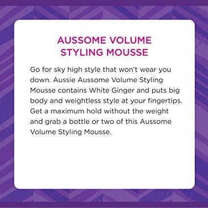 Aussie Headstrong Volume Mousse Spray 170g