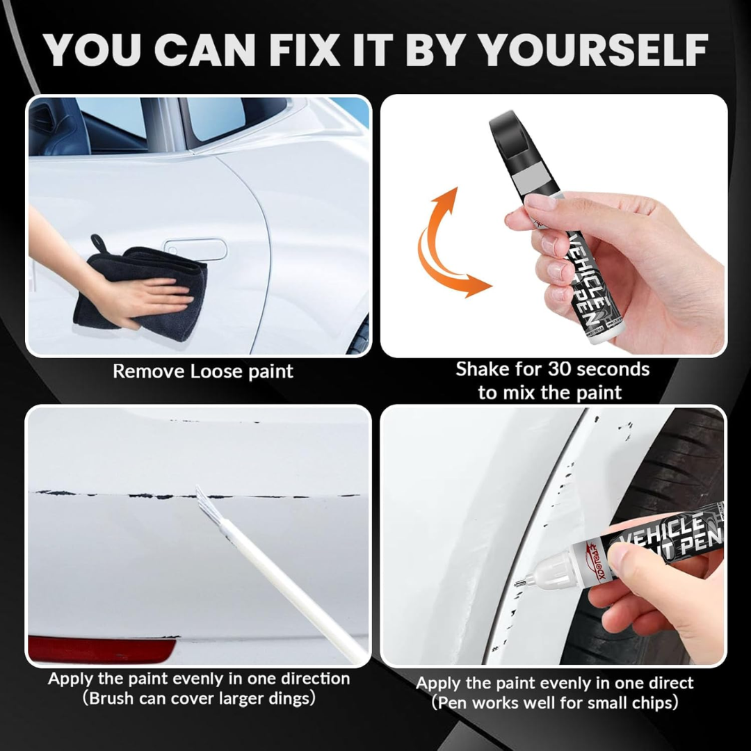 Xdotoar Car Touch Up Paint Pen, White
