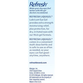 Refresh Liquigel Lubricant Soothing Eye Gel, 0.5 fl.oz / 15 ml