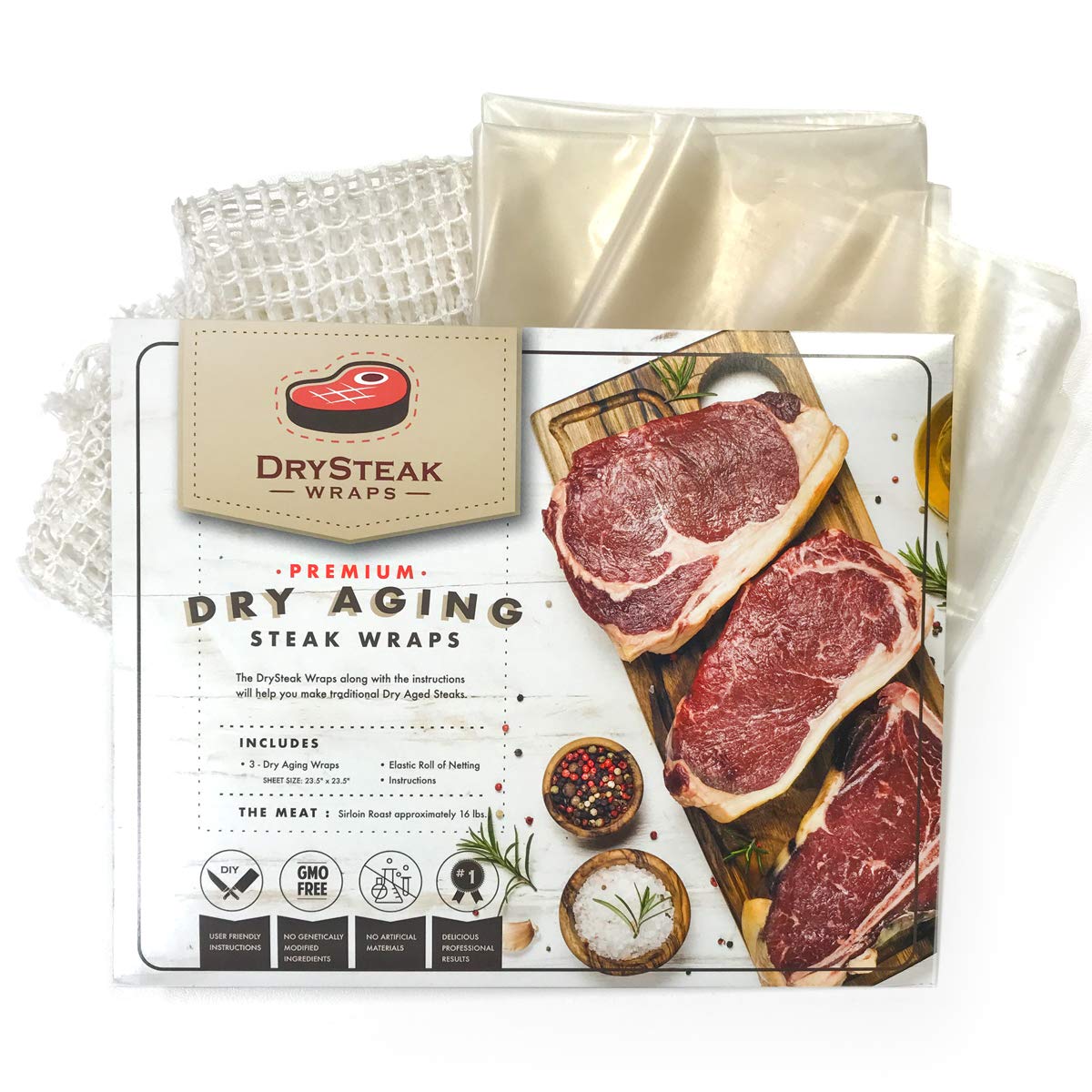 DrySteak Wraps Premium Dry Aging Steak Wraps