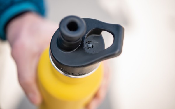 Klean Kanteen Sport Cap 3.0 Water Bottle Cap with Safe and Soft Silicone Spout, Black