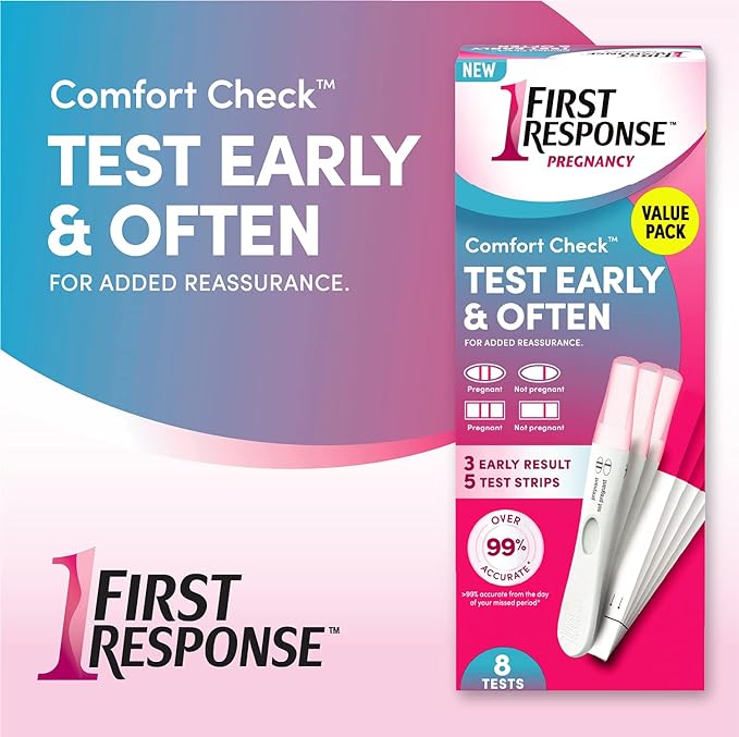 First Response Comfort Check Test Early & Often (8 Test)