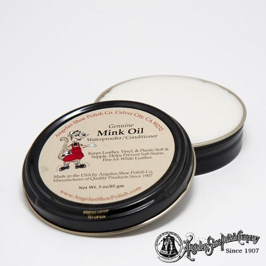 Angelus Genuine Mink Oil Waterproofer / Conditioner (3 oz / 85 gm)