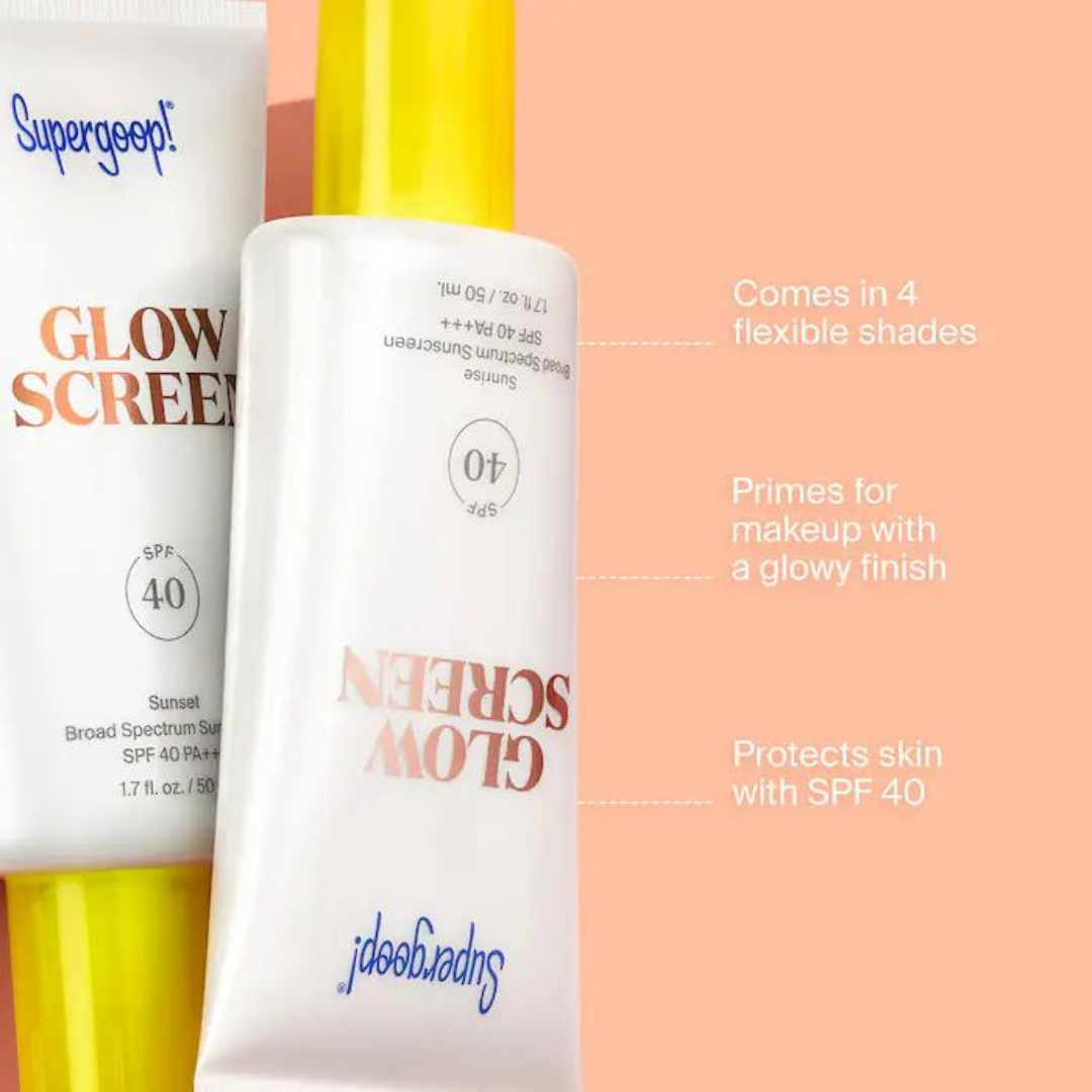 Supergoop Glow Screen Broad Spectrum Sunscreen SPF 40 - 50ml