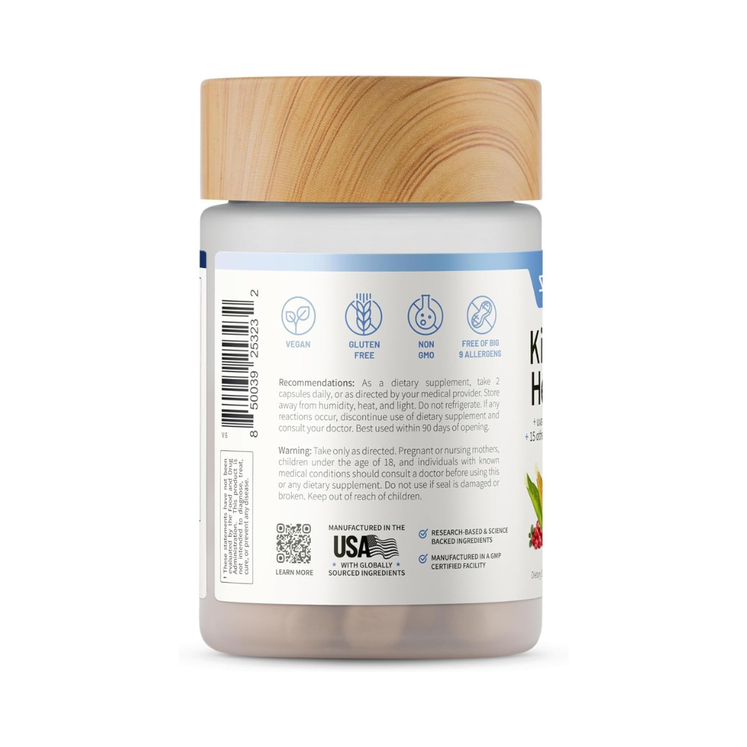 SNAP Kidney Health + Uva ursi + Cranberry, 60 Capsules