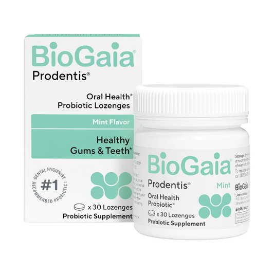 BioGaia Prodentis Oral Health Probiotic Supplement Mint Flavor, 30 Lozenges