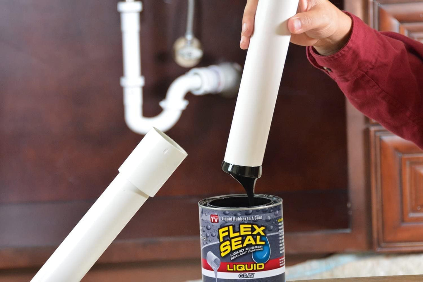 Flex Seal Liquid Rubber Sealant Coating Liquid Black - 945ml / 32 fl oz