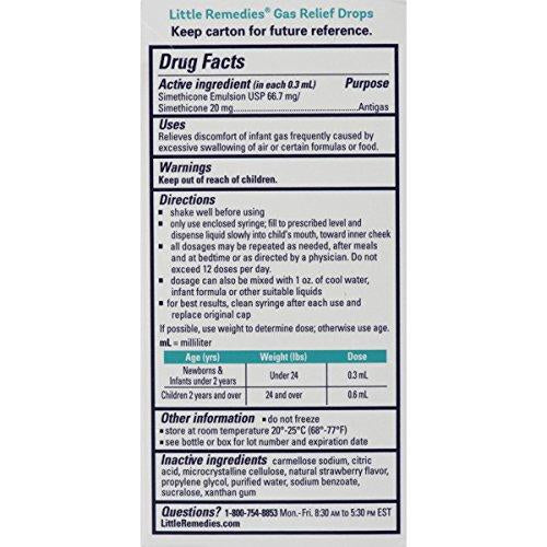 Little Remedies Gas Relief Drops Simethicone / Antigas 30ml
