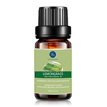 Lagunamoon Aromatherapy 100% Pure Essential Oils 10ml (LEMONGRASS)
