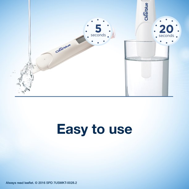 Clearblue Digital Pregnancy Test with Smart Countdown (3 Pregnancy Tests)