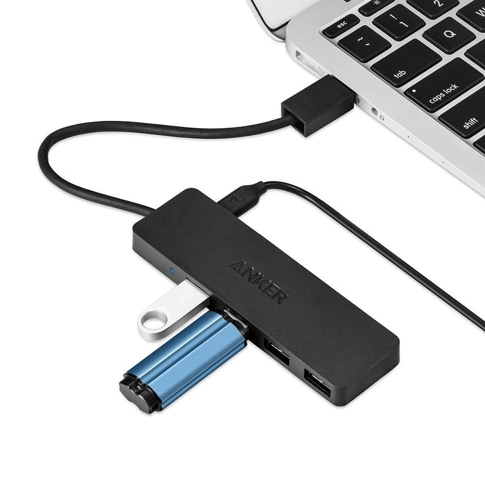 4-Port Ultra Slim USB 3.0 Data Hub