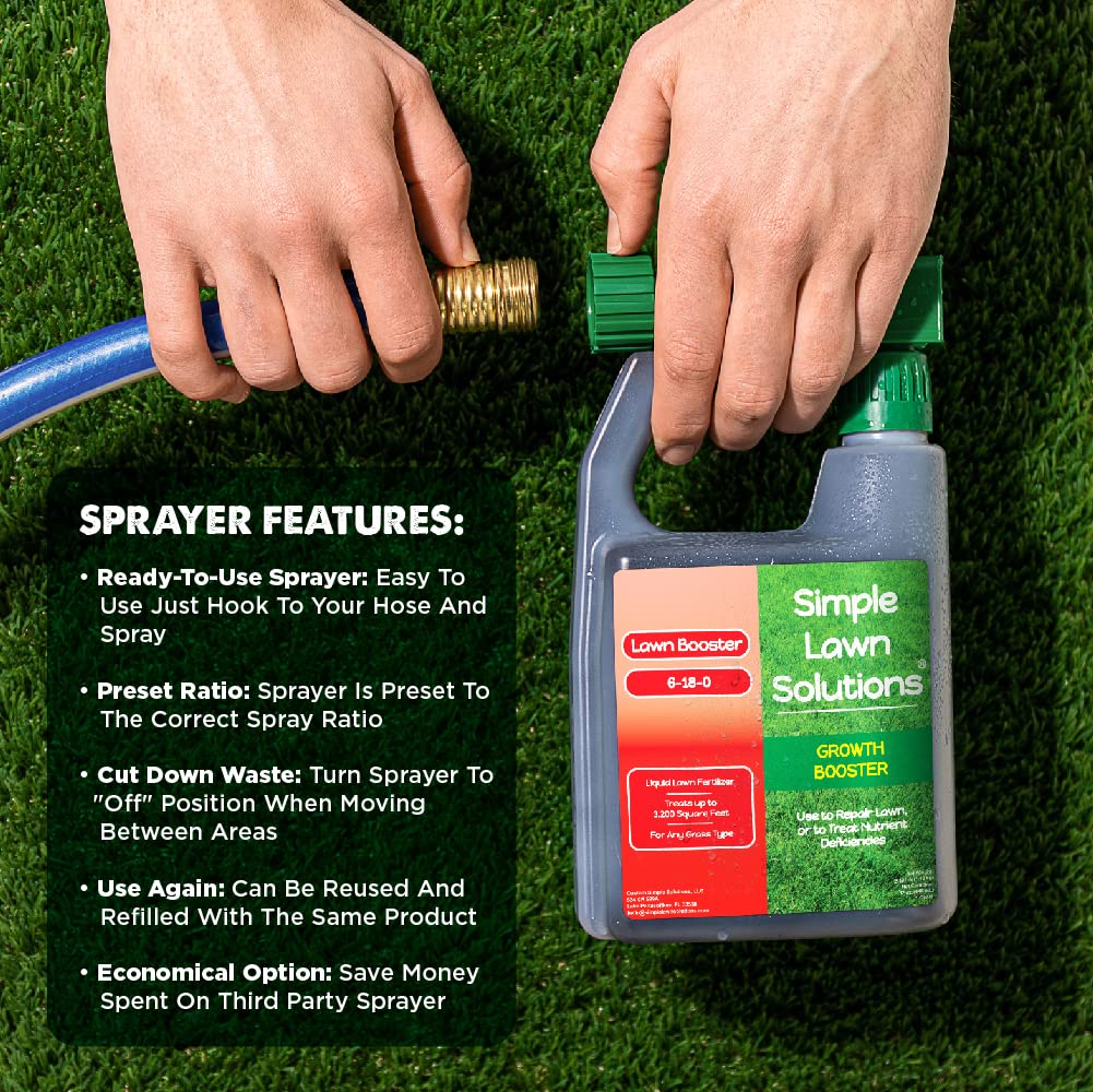 Lawn Booster Simple Lawn Solutions Growth Booster, 32 oz / 946 mL