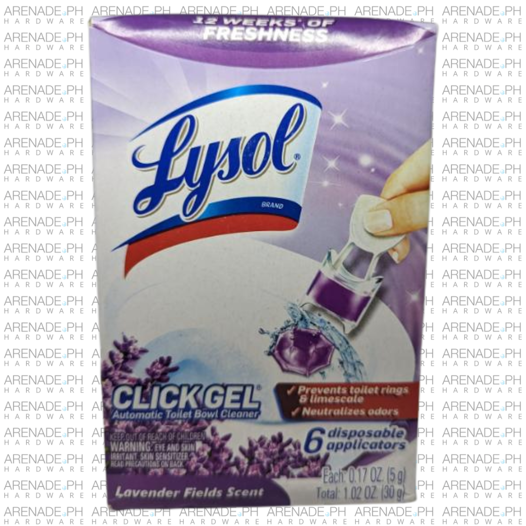 Lysol Click Gel Automatic Toilet Bowl Cleaner 6 applicators 30g