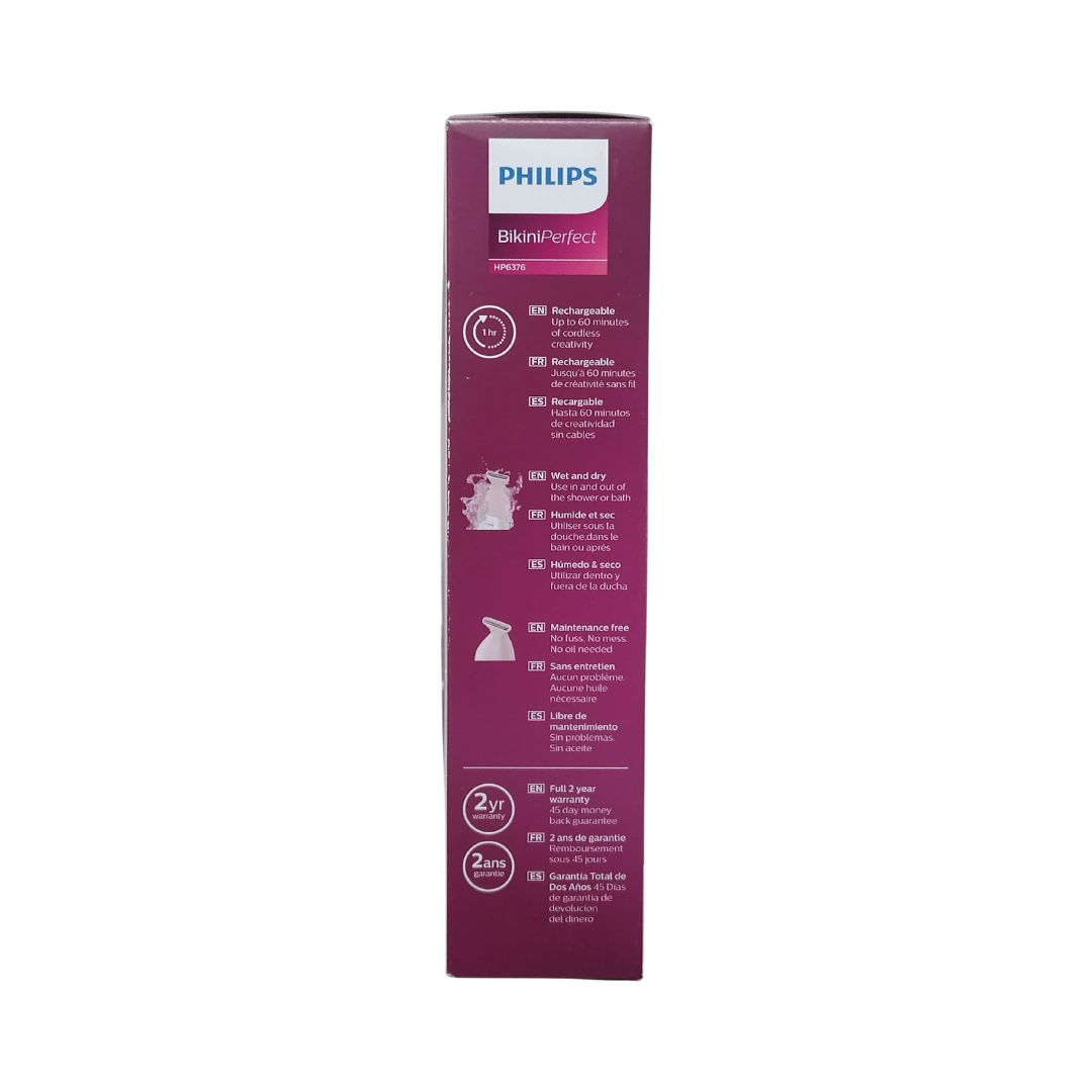 Philips BikiniPerfect Advanced Wet & Dry Trimmer, HP6376