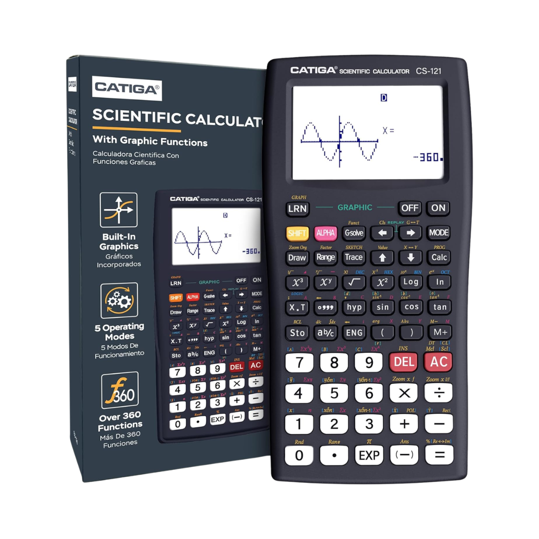Catiga Scientific Calculator with Graphic Functions, CS-121