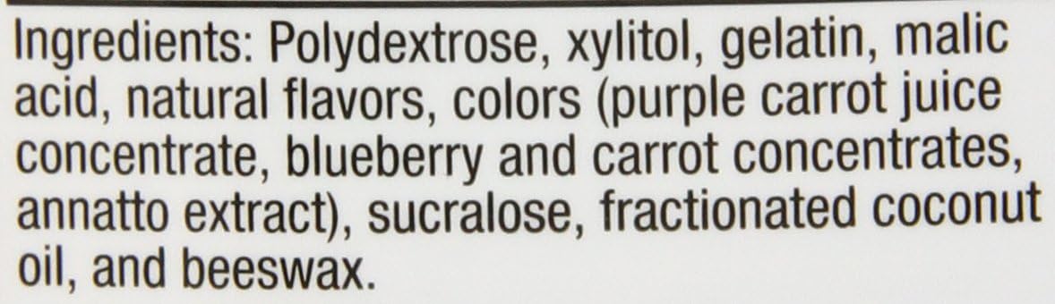 Vitafusion Fiber Well Non-Sugar 5g  Supplement Natural Peach,Strawberry And Berry Flavors,90 Gummies