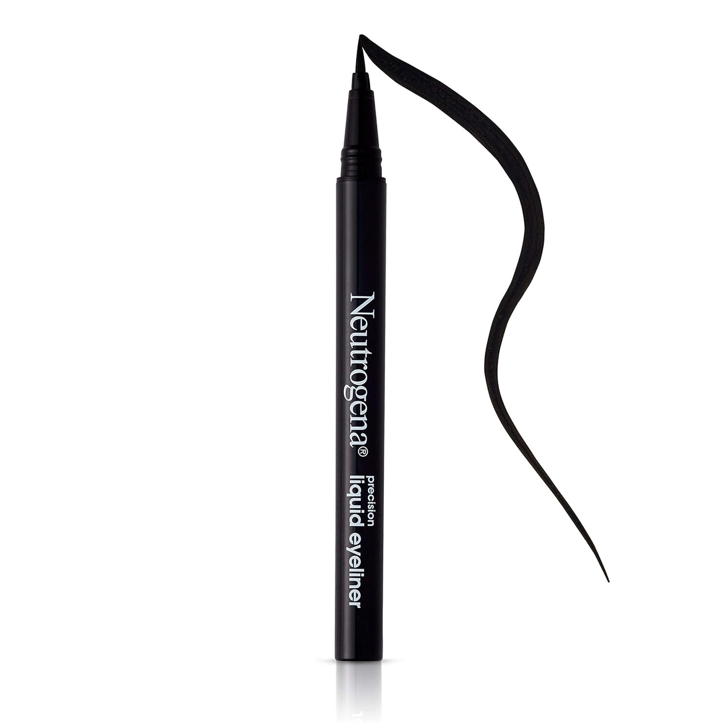 Neutrogena Precision Liquid Eyeliner, Jet Black 10, 0.013 fl oz / 0.38mL