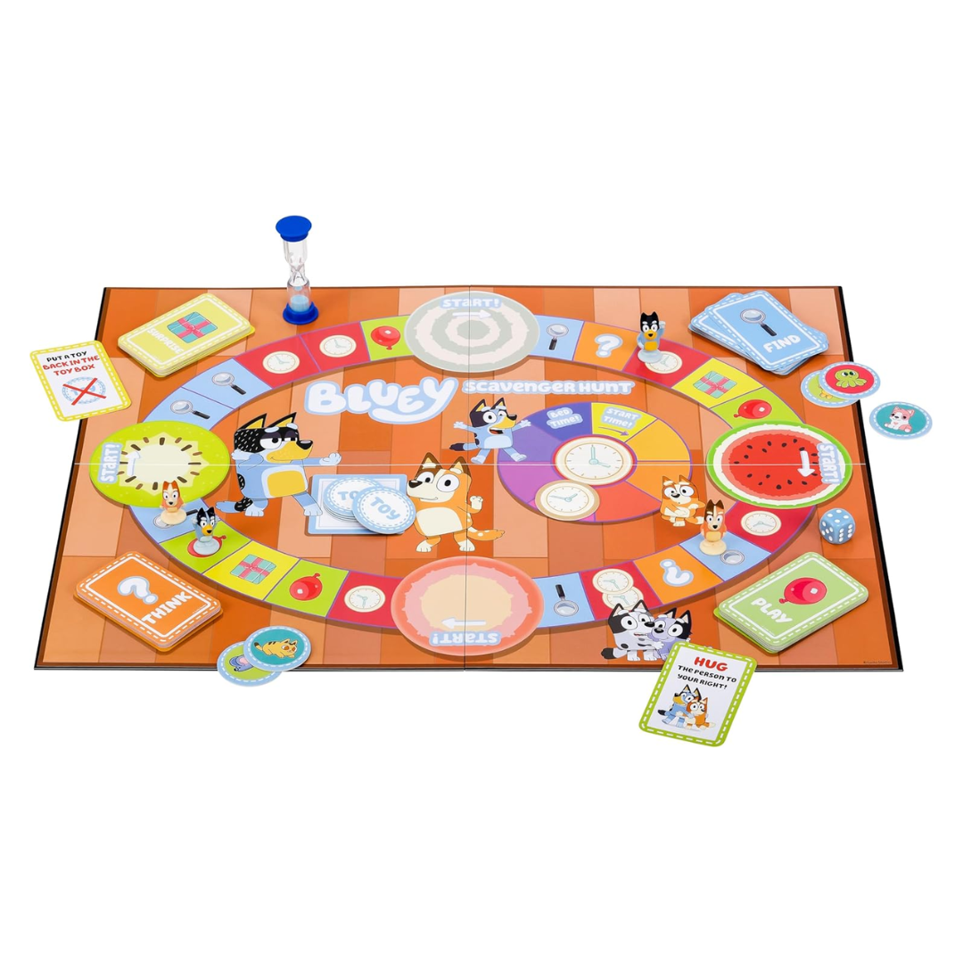 Bluey Scavenger Hunt Board Game 2-4 Players (Ages 3+)
