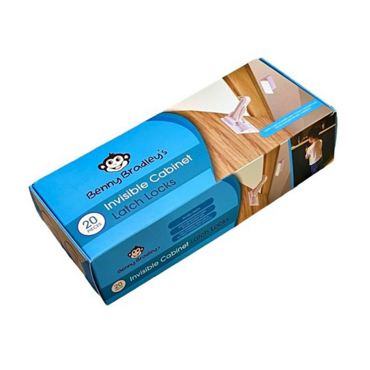 Benny Bradley's Invisible Cabinet Latch Locks 20 Pieces