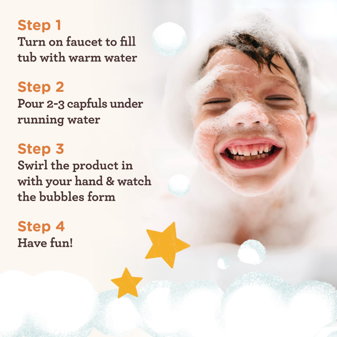 Aveeno Kids Bubble Bath for Sensitive Skin, 19.2 oz / 568 ml