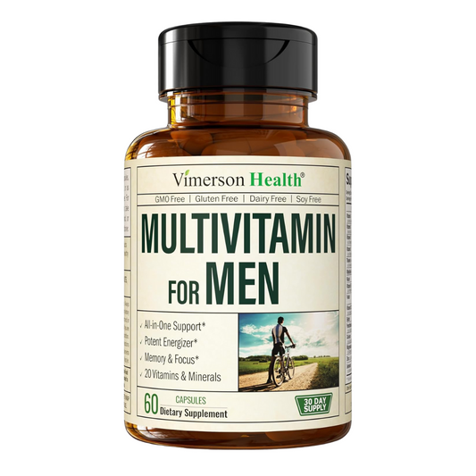 Vimerson Health Multivitamin For Memory & Focus Supplement For Men 60 Capsules